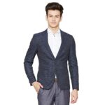 BRUUN & STENGADE Mens Navy Blue Blazers