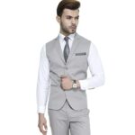 MANQ Men's Single Breast Three Button Slim Fit Formal/Party Waist Coat - 11 Colors