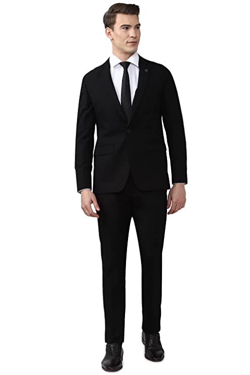 Peter England Men Business Suit Pants Set