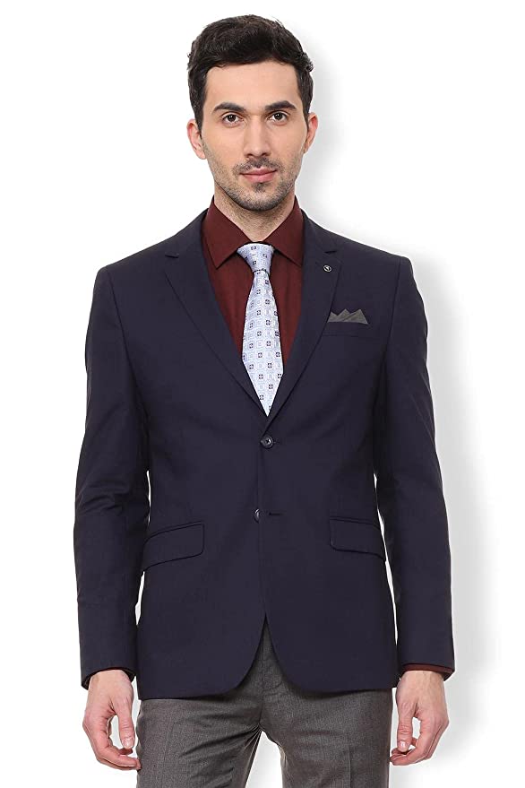 Van Heusen Men's Notch Lapel Slim fit Blazer