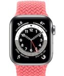 Apple Watch Series 6 GPS + Cellular Smartwatch (Pink Sand Strap, 44mm)