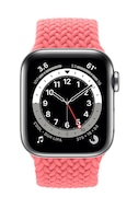 Apple Watch Series 6 GPS + Cellular Smartwatch (Graphite Milanese Strap, 44mm)